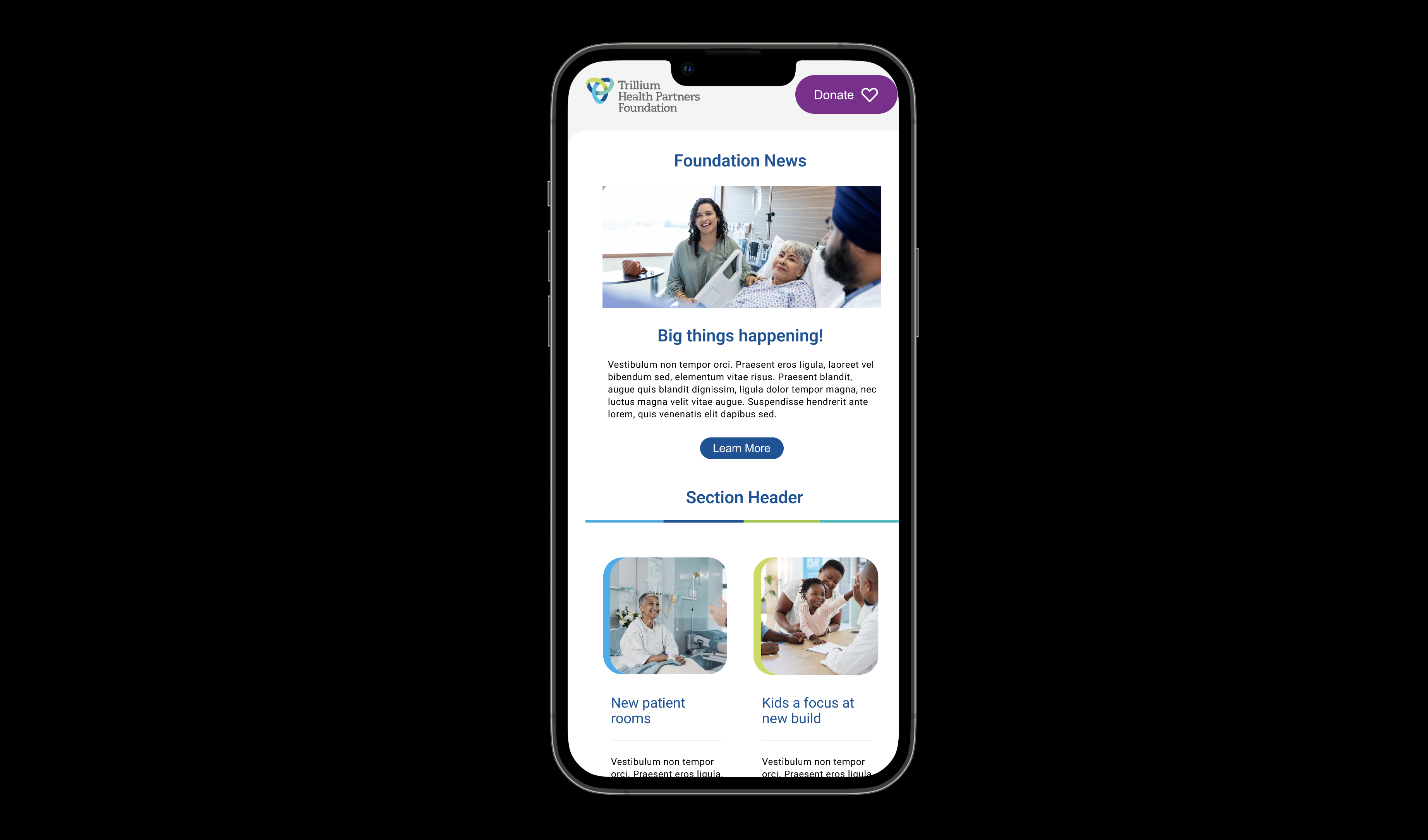 Mobile General Template View
